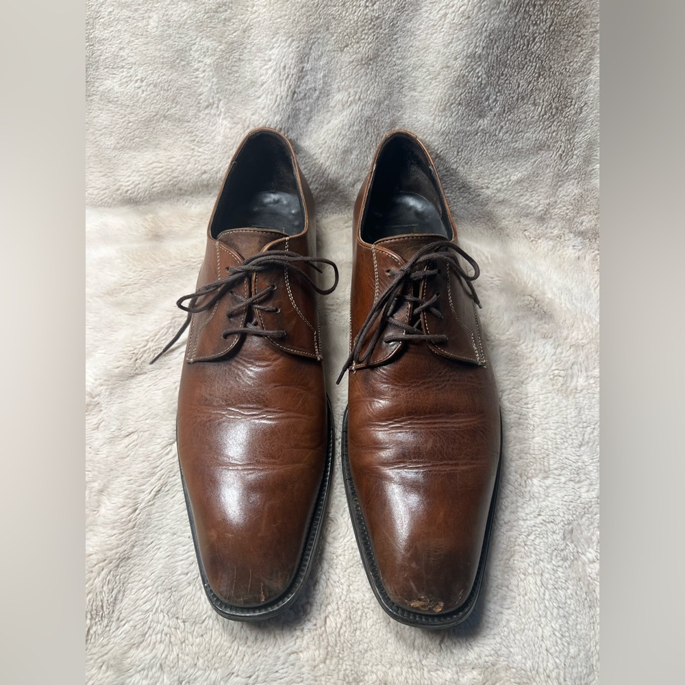 To Boot New York Adam Derrick Brown Leather Mens Shoes Size 11.5